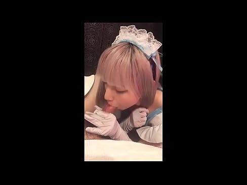 ❤️ Japanese Idol [mayuka], Frânsk faam kostúm, diel 1, blowjob en jerk off mei lotion ☑  Seks by wy ❌